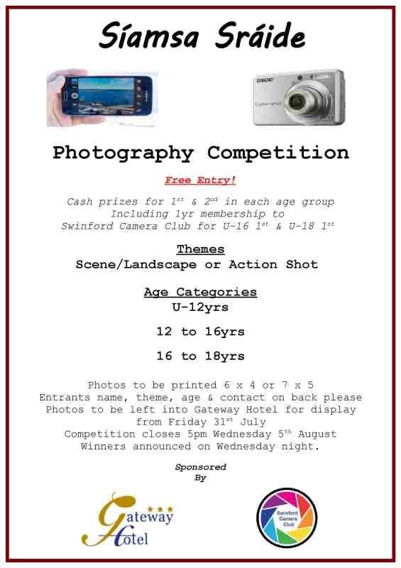 photo competition Siamsa Sraide 2015 poster