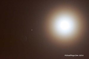 moon and jupitor