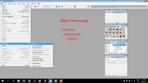 batch processing adding watermark