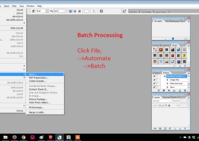 Batch Processing Adding Watermark