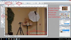 create a new watermark action in photoshop cs2