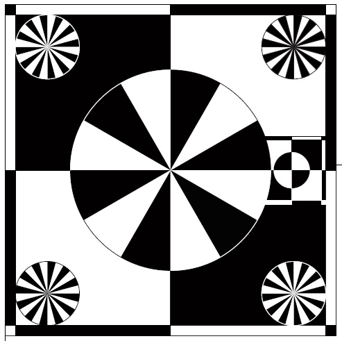focus calibration chart for printing